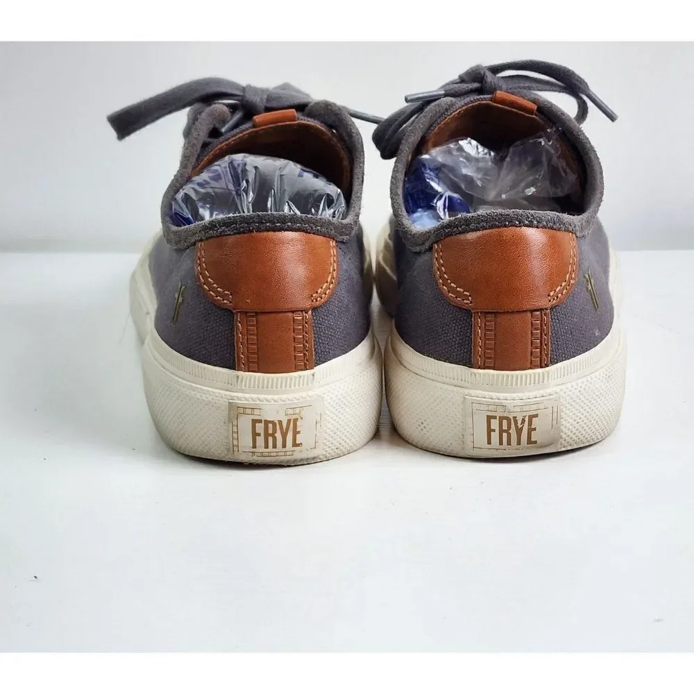Frye Ludlow Low Mens Size 8 Medium Sneakers in Grey